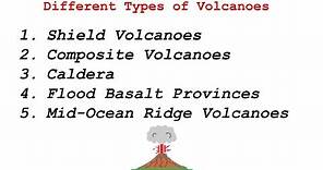 Types of Volcanoes | Volcanic landforms, Characteristics, differentiation and Classification