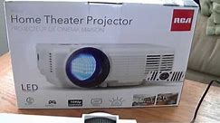 RCA Home Theater Projector RPJ116 Part I - Setup and Hands-on