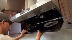 DIY Over the Range Microwave Oven Removal/Under Cabinet Range Hood Installation
