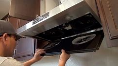 DIY Over the Range Microwave Oven Removal/Under Cabinet Range Hood Installation (2020)