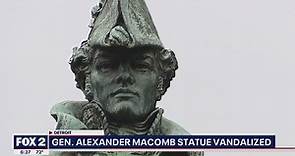 Gen. Alexander Macomb Statue vandalized