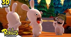 RABBIDS INVASION | Compilation 30 min The Rabbids are Missing! | Cartoon for Kids