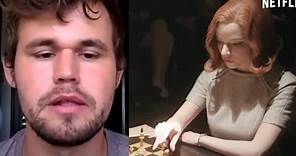 Magnus Carlsen Analyzes the Game Between Elizabeth Harmon and Borgov From The Queen's Gambit