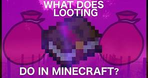 What Does Looting Do In Minecraft?