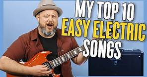 MORE Easy Electric Guitar Songs EVERYONE Should Know How to Play!