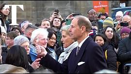 Prince Edward, the new Duke of Edinburgh, visits Scotland