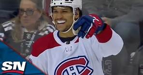 Canadiens' Jesse Ylonen Stops On A Dime And Makes Nice Feed To Set Up Jonathan Kovacevic Goal