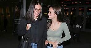Courteney Cox And Adorable Daughter Coco Have A Blast On Movie Night