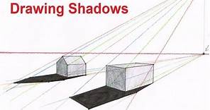 How To Draw Perspective Shadow - Drawing Shadows In Perspective