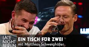 Ein Tisch für Zwei - mit Matthias Schweighöfer | Late Night Berlin