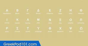 Learn ALL Greek Alphabet in 2 Minutes - How to Read and Write Greek