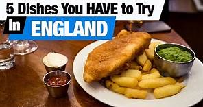 British Food Tour - 5 Dishes You HAVE to Try in England! (Americans try British food)