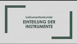 Musik: Einteilung der Instrumente einfach und kurz erklärt