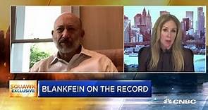 Former Goldman Sachs CEO Lloyd Blankfein on investing in bank stocks
