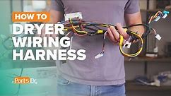 How to replace the main wiring harness part # DC93-00822A on your Samsung dryer