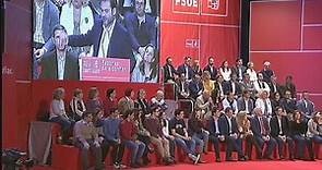 José Luis Ábalos interviene en un acto del PSOE de Madrid en Alcorcón