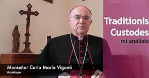 Traditionis Custodes, mi análisis, Mons. Carlo María Viganó