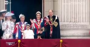 William e Kate Middleton complici all'incoronazione di Carlo - Domenica In 07/05/2023