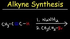Alkyne Synthesis Reaction Problem
