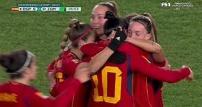 Alba Maria Redondo Ferrer scores her second goal of the match to give Spain a 5-0 lead