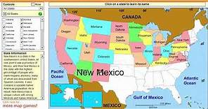 Learn the 50 USA States! - Geography Map Video Tutorial and Games - US geography