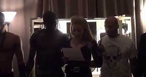 Madonna - Detroit Group Prayer With Her Father Silvio Ciccone - Pre-Show - The MDNA Tour - 2012