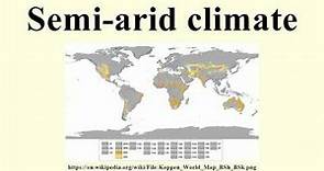 Semi-arid climate