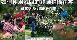 台北玫瑰園 ｜如何使用不同的鏡頭拍攝花卉 攝影技巧分享 Exploring the Beauty of Roses in Taipei Rose Garden