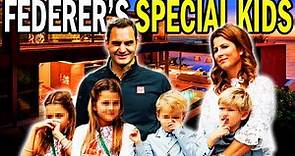 Roger Federer's Family! Wife Mirka Federer & Kids Myla, Charlene, Lenny & Leo Federer