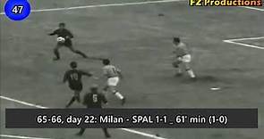 Gianni Rivera - 128 goals in Serie A (part 1/2): 1-81 (Alessandria, Milan 1959-1970)