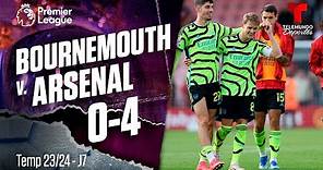 Highlights & Goles: Bournemouth v. Arsenal 0-4 | Premier League | Telemundo Deportes