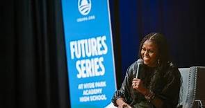 Mrs. Obama visits Hyde Park Academy
