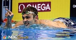 Ryan Held wins swim off to make World Championship 50m free final | NBC Sports
