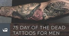 75 Day Of The Dead Tattoos For Men