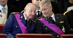 Belgium's Prince Philippe pays tribute to father, King Albert II, after abdication - video