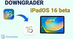 Comment downgrader iPadOS 16 à iPadOS 15 sans perdre de données ?
