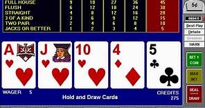 How to Play and Win at Jacks or Better Video Poker Tutorial - Part 1