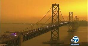 San Francisco's sky turns orange, looks 'apocalyptic' amid raging California wildfires | ABC7