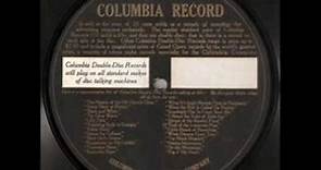 Columbia Double Sided Record Demonstration Disc