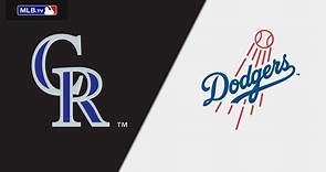 Colorado Rockies vs. Los Angeles Dodgers 8/12/23 - Stream the Game Live - Watch ESPN