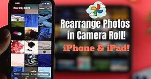 How to Arrange Photos in iPhone! [Organize Photos]