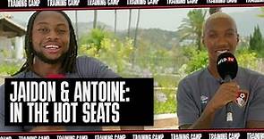 In the hot seats ☀️ | Jaidon Anthony and Antoine Semenyo