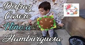 Disfraz Casero y Fácil para niñ@s hamburguesa - El Rincón de Noe