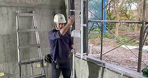 鋁窗安裝細節-明富建設主任技師說明