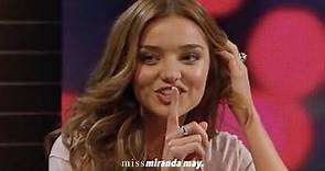 Miranda Kerr flirting (and being cute) for 18 minutes straight