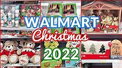 WALMART CHRISTMAS 2022 SHOP WITH ME CHRISTMAS DECORATIONS NEW FINDS!