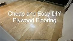 Cheap and Easy DIY Plywood Flooring $1.76 per square foot