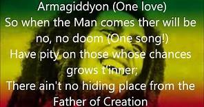 One love Bob Marley lyrics