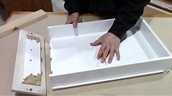 How to fix a broken kitchen drawer - bathroom pull out repair