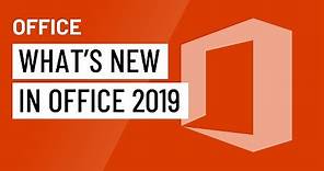 What's New in Office 2019